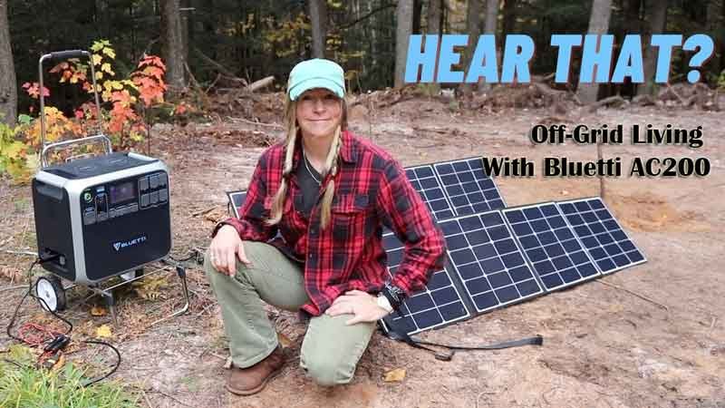 Off-Grid Living With Bluetti AC200