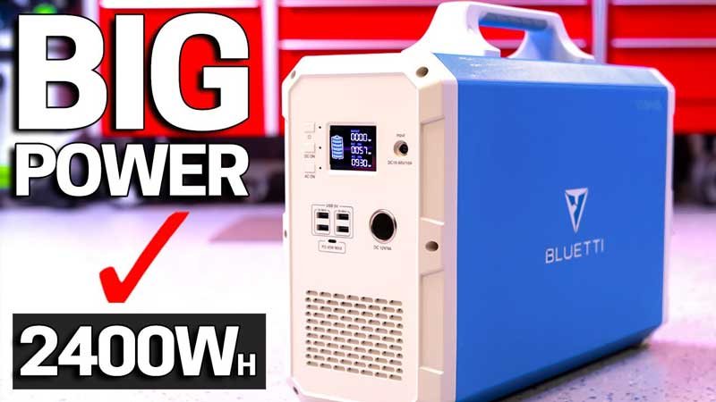 Portable Bluetti EB240 Backup Power