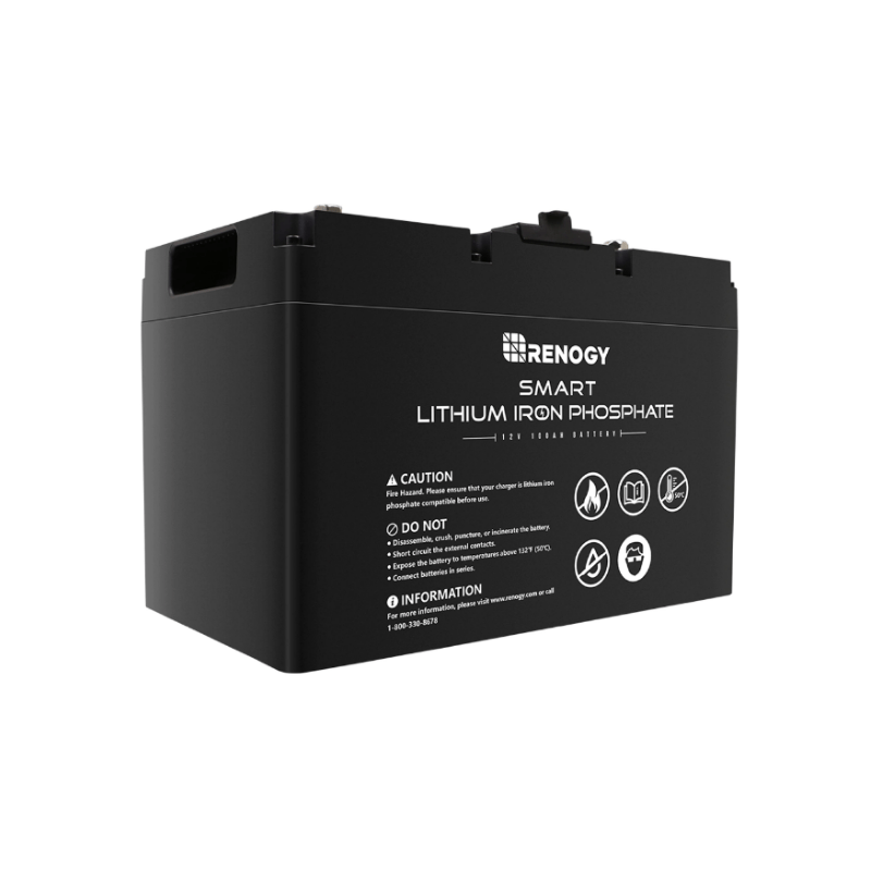 Renogy 12V 100AH Smart LiFePO4 Battery