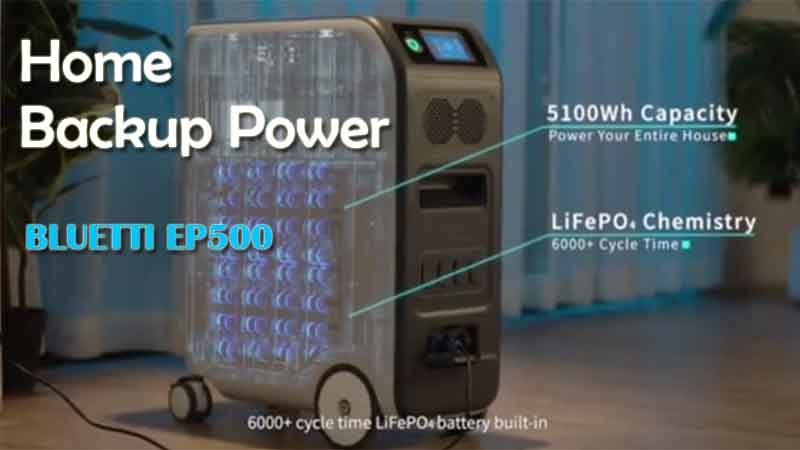 Home Backup Power BLUETTI EP500