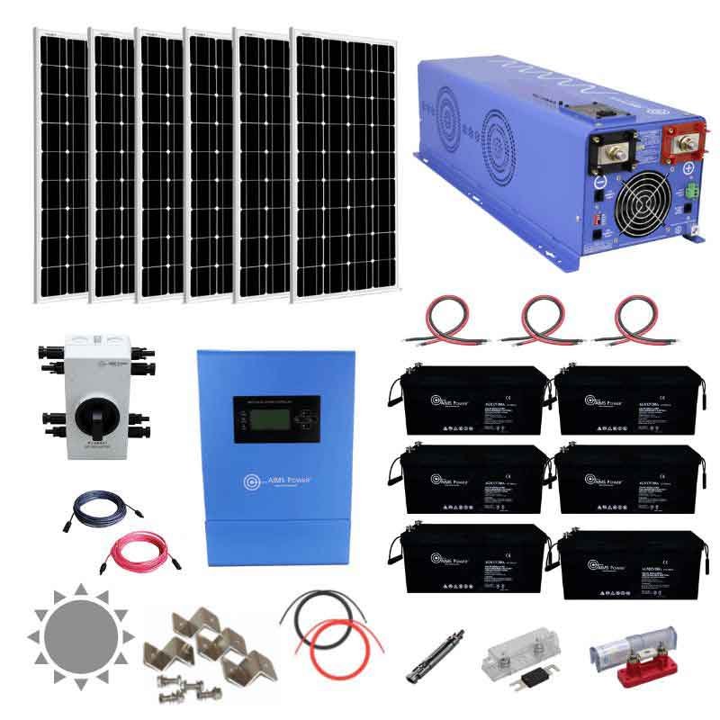 Complete Off-Grid Solar Kit 7Kwh - Portable Generator