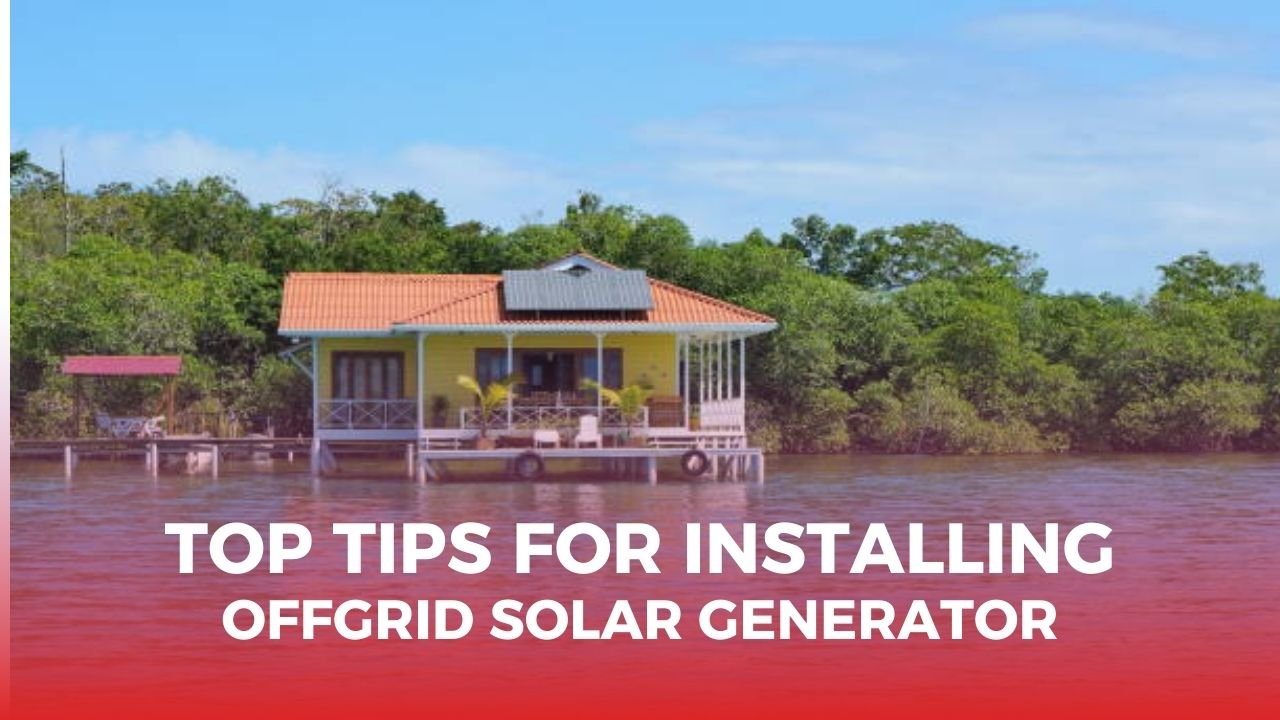 Top Tips for Installing Your Offgrid Solar Generator