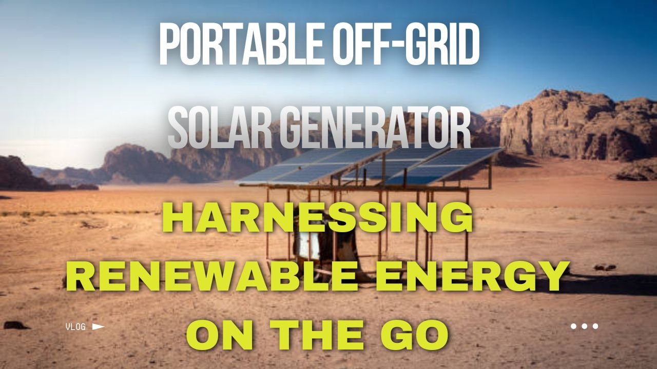 portable offgrid solar generator