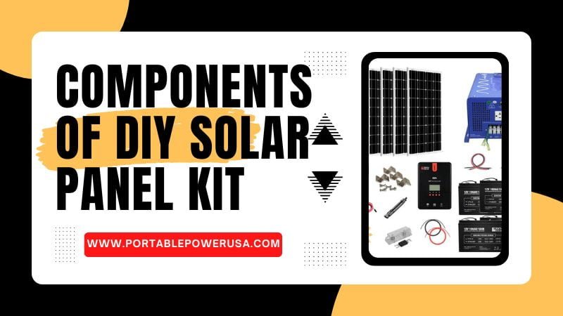 Components of DIY Solar Panel Kit