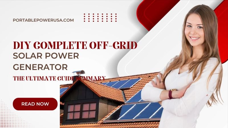 DIY Complete Off-Grid Solar Power Generator