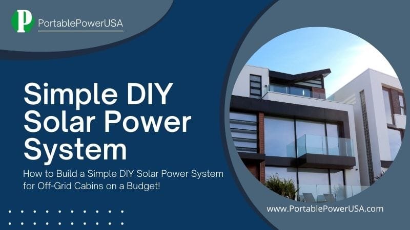 Simple DIY Solar Power System