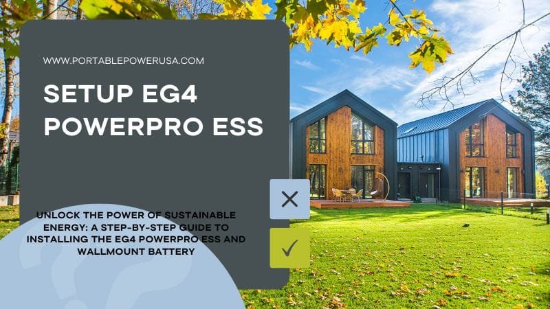 Setup EG4 PowerPro ESS