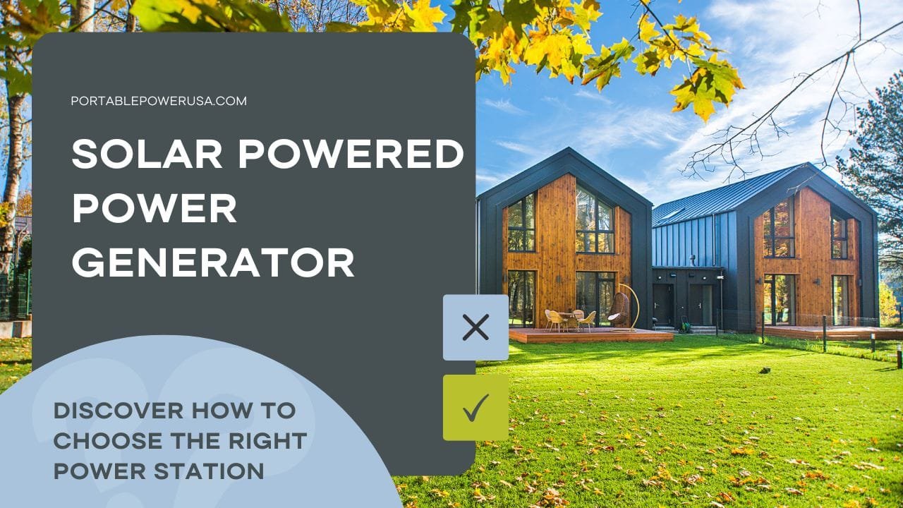 solar powered power generator