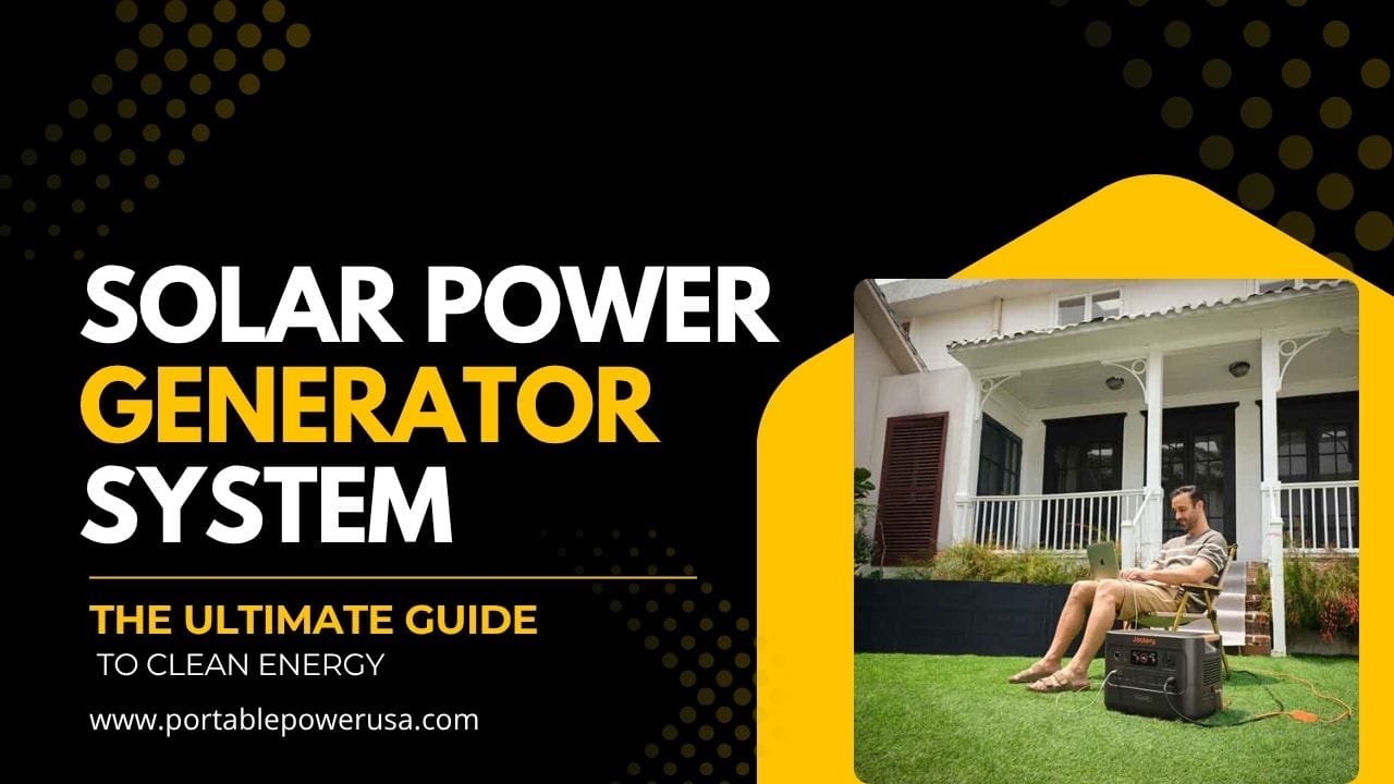 Solar Power Generator System