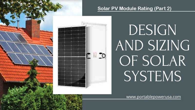 Solar PV Module Rating