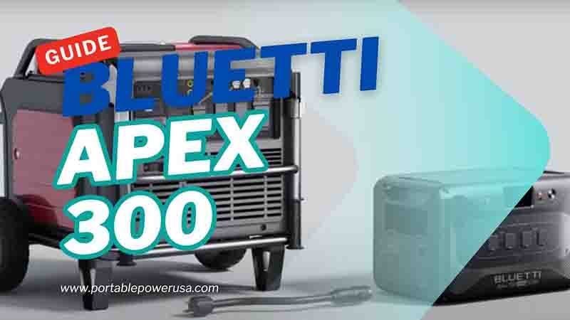 Bluetti APEX 300 Charging Guide